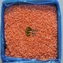 Nueva cosecha de IQF congelados vegetales dados de zanahoria